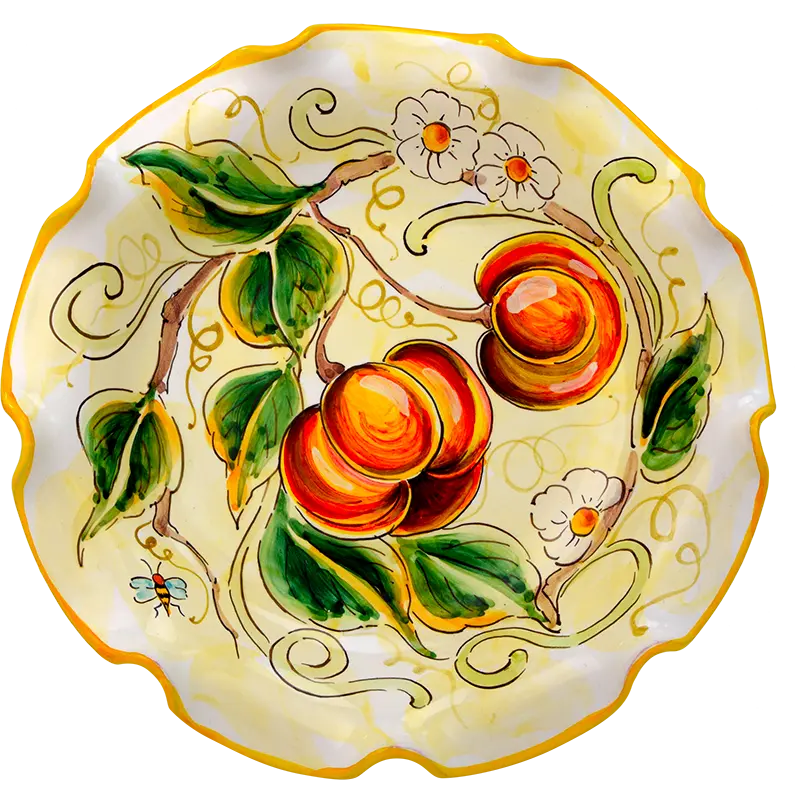 Alzatina fruttiera Bevagna 4 1 - Ceramica di Deruta