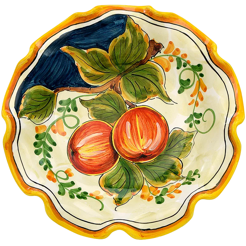 Alzatina fruttiera positano 4 1 - Ceramica di Deruta