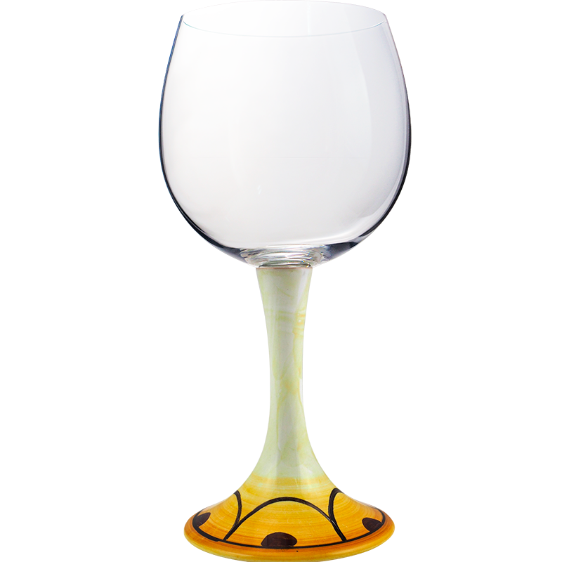 Bicchiere Vino Bevagna 1 1 - Ceramica di Deruta
