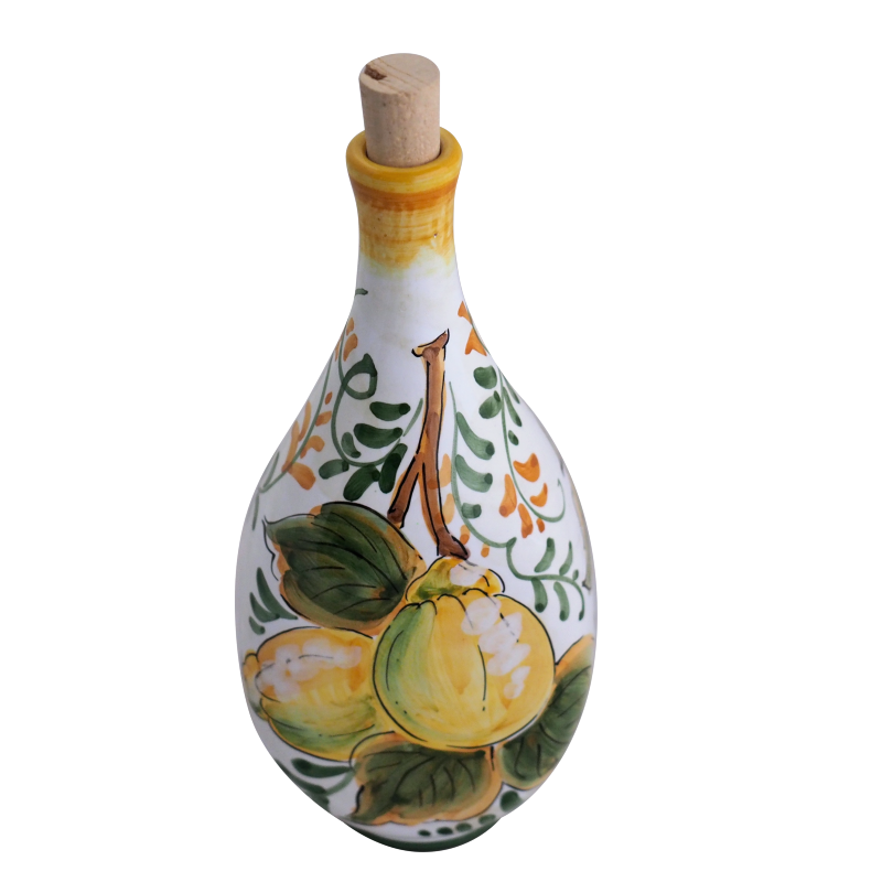 Botticella per Olio o Limoncello Positano 1 1 - Ceramica di Deruta