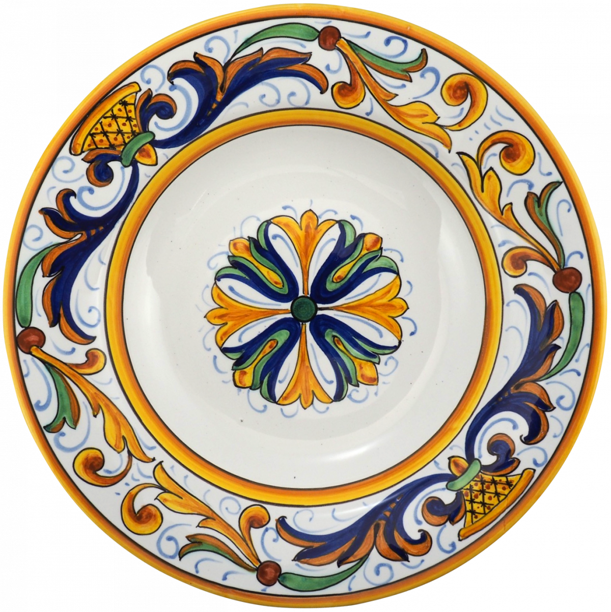Piatto 24 cm Foligno 0 - Ceramica di Deruta