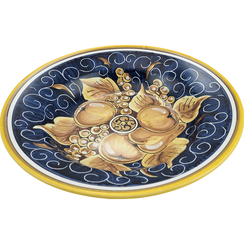 Piatto 24 cm Pesaro 2 1 - Ceramica di Deruta