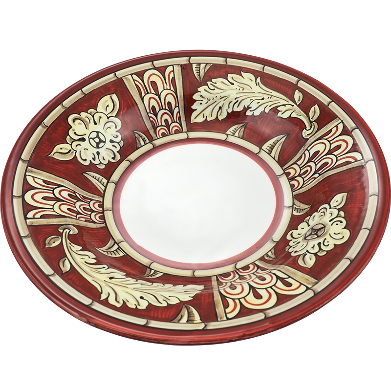 Piatto 24 cm Pompei 3 1 - Ceramica di Deruta
