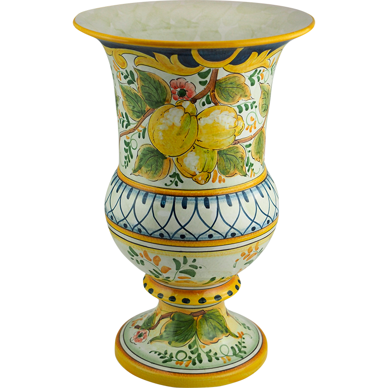 Vaso Ornamentale Positano 2 1 - Ceramica di Deruta