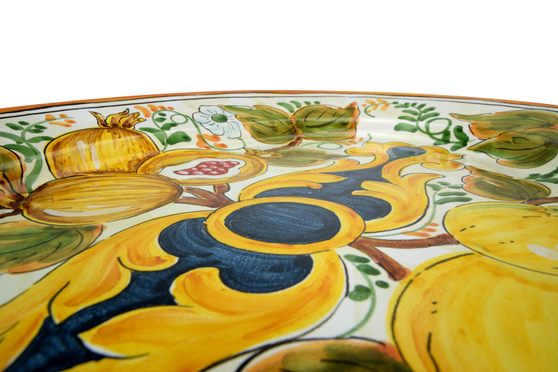 Vassoio Ovale Positano 5 1 - Ceramica di Deruta